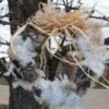 Nesting Material Wreath For Birds- Kit -THE BIRDHOUSE CHICK Sales SEWF91008 smll