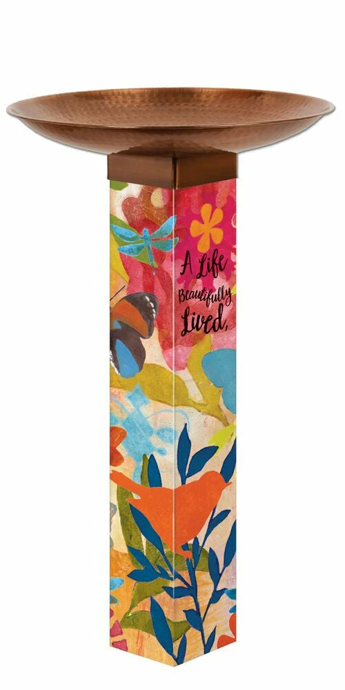 Sentimental Journey Tall Bird Bath 3 Sentimental Journey Tall Bird Bath