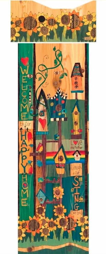 Birdhouse Art Poles 6 Ft. Post 7 Birdhouse Art Poles 6 Ft. Post - Image 5