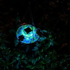 Solar Glass Hummingbird Feeder With Perch -THE BIRDHOUSE CHICK Sales Solar Hummingbird Feeder Top Fill