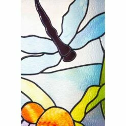 Stained Glass Dragonfly Panel 7 Stained Glass Dragonfly Panel -THE BIRDHOUSE CHICK Sales Stained Glass Dragonfly Detail
