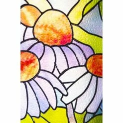 Stained Glass Dragonfly Panel 8 Stained Glass Dragonfly Panel -THE BIRDHOUSE CHICK Sales Stained Glass panel Flower Detail