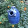 Stoneware Hanging Birdhouse -THE BIRDHOUSE CHICK Sales Stoneware Hanging Birdhouse