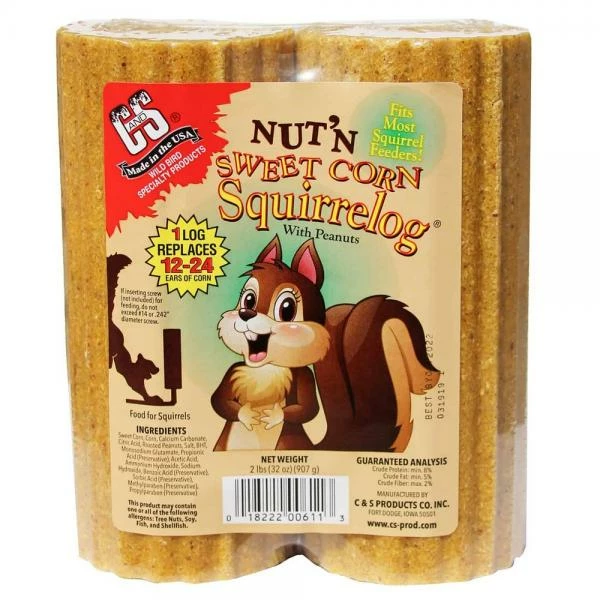 Sweet Corn Squirrel Logs 4 Sweet Corn Squirrel Logs - Image 2