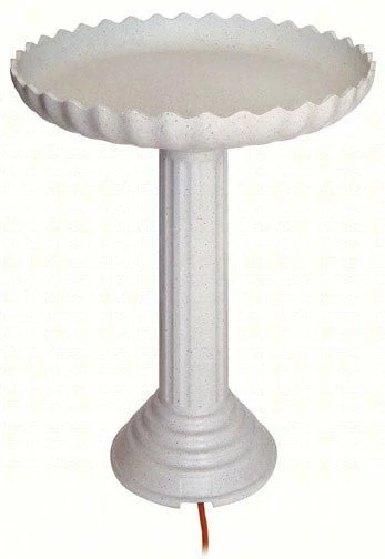 Heated Pedestal Bird Bath 3 Heated Pedestal Bird Bath