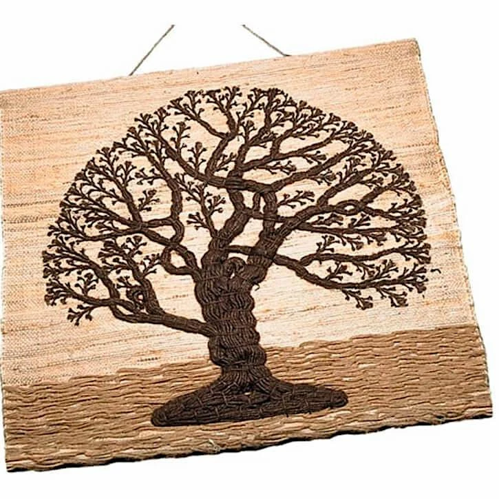 Jute Tree Of Life Tapestry 3 Jute Tree Of Life Tapestry
