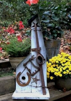 Vinatge Farm Birdhouses- 3 Styles