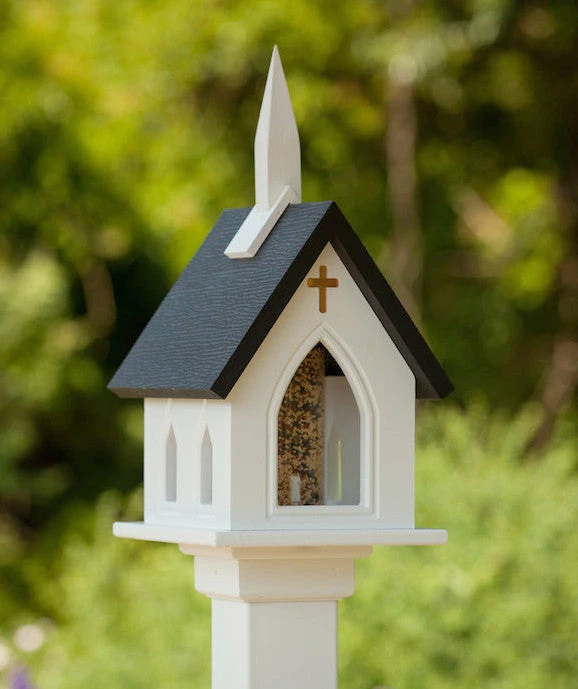 Church Bird Feeder Vinyl/PVC 3 Church Bird Feeder Vinyl/PVC