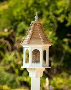 Featured Products 17 Gazebo Bird Feeder-Vinyl With Cypress Roof 12x28