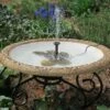 Large Solar Fountain Bird Bath 2 Large Solar Fountain Bird Bath -THE BIRDHOUSE CHICK Sales White Solar Fountain Bird Bath