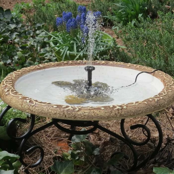 Large Solar Fountain Bird Bath 3 Large Solar Fountain Bird Bath