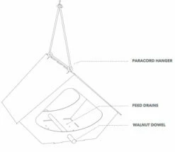 Beekman Fly-Thru Bird Feeder 11 Beekman Fly-Thru Bird Feeder -THE BIRDHOUSE CHICK Sales beekman fly thru bird feeder detail