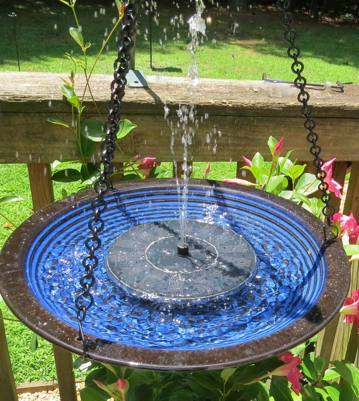 Solar Bird Bath With Stand 5 Solar Bird Bath With Stand - Image 3