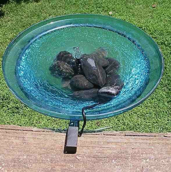 Solar Bubbler Bird Bath-Deck Mount Or Ground 4 Solar Bubbler Bird Bath-Deck Mount Or Ground - Image 2