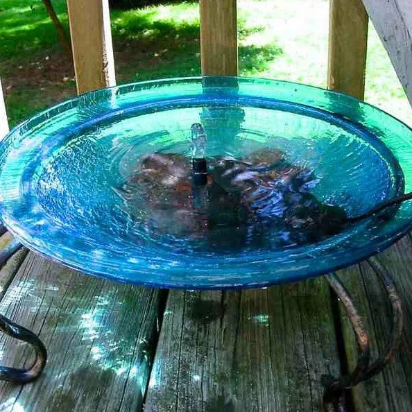 Solar Bubbler Bird Bath-Deck Mount Or Ground 3 Solar Bubbler Bird Bath-Deck Mount Or Ground