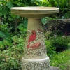Cardinal Bird Bath With Locking Top 2 Cardinal Bird Bath With Locking Top -THE BIRDHOUSE CHICK Sales cardinal bird bath lock top