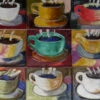 Coffee Cup Decorative Tile 11x14 1 Coffee Cup Decorative Tile 11x14 -THE BIRDHOUSE CHICK Sales coffee cups decorative tile