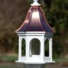 Copper Roof Gazebo Bird Feeder Bell Shape - 28x12 1 Copper Roof Gazebo Bird Feeder Bell Shape - 28x12 -THE BIRDHOUSE CHICK Sales copper roof bird feeder vinyl PVC 28x12 1