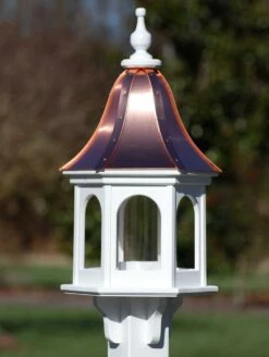 Copper Roof Gazebo Bird Feeder Bell Shape - 28x12