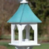 Copper Roof Bird Feeder - Square 28x10 -THE BIRDHOUSE CHICK Sales copper roof bird feeder vinyl pvc 28x10 square 2