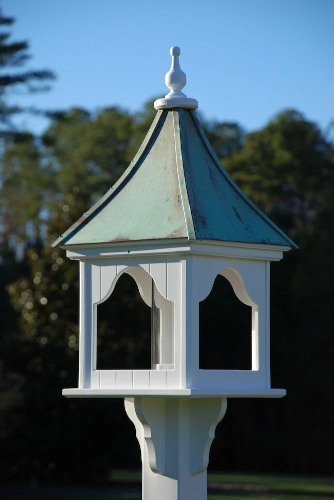 Copper Roof Bird Feeder Square Gazebo - 36x14 4 Copper Roof Bird Feeder Square Gazebo - 36x14 - Image 2