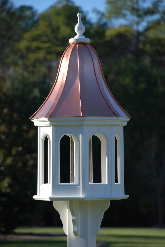 Copper Roof Bird Feeder Large Gazebo Style - 42x16 4 Copper Roof Bird Feeder Large Gazebo Style - 42x16 - Image 2