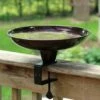 Hi-Rise Deck Mount Bird Bath 1 Hi-Rise Deck Mount Bird Bath -THE BIRDHOUSE CHICK Sales deck mount bird bath