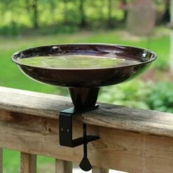 Hi-Rise Deck Mount Bird Bath