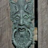 Green Man Cast Door Knocker-Gate Keeper 2 Green Man Cast Door Knocker-Gate Keeper -THE BIRDHOUSE CHICK Sales green man door knocker