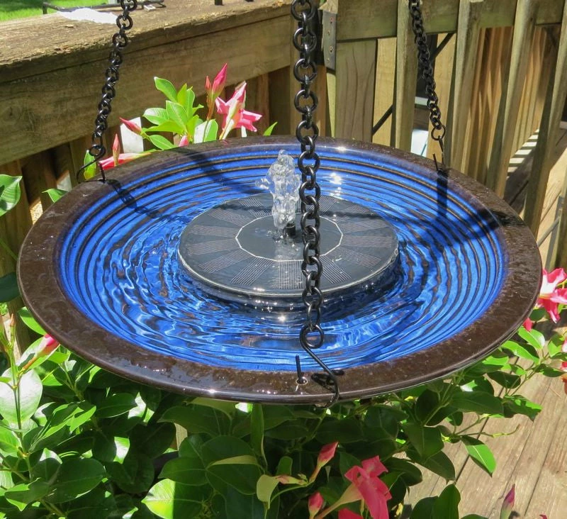 Solar Bird Bath With Stand 6 Solar Bird Bath With Stand - Image 4