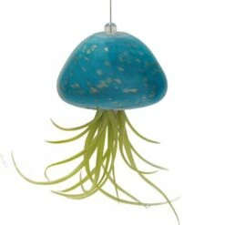 Jellyfish Air Plant Hangers Set/3 8 Jellyfish Air Plant Hangers Set/3 -THE BIRDHOUSE CHICK Sales jellyfish air plant hanger teal