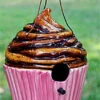 Ceramic Cupcake Birdhouse 1 Ceramic Cupcake Birdhouse -THE BIRDHOUSE CHICK Sales jpeg 4