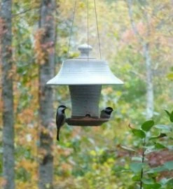 Anthony Stoneware Large Bird Feeder