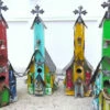 Rustic Church Birdhouses- Medium -THE BIRDHOUSE CHICK Sales new church birdhouses e3642b0d 4daa 48e0 b4e5 dd925dc0ff52