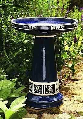 Zanesville Bird Bath With Locking Top- 2 Colors 3 Zanesville Bird Bath With Locking Top- 2 Colors