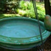 Ceramic Hanging Bird Bath-Teal 2 Ceramic Hanging Bird Bath-Teal -THE BIRDHOUSE CHICK Sales newest teal
