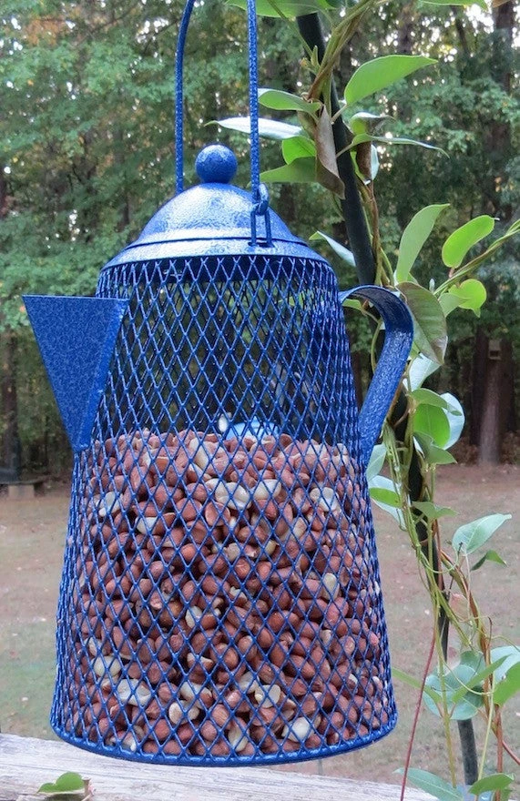 Teapot Bird Feeder- Peanuts/Sunflower 4 Teapot Bird Feeder- Peanuts/Sunflower - Image 2