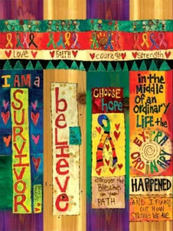 20" Vinyl Art Poles - 7 Designs 33 20" Vinyl Art Poles - 7 Designs -THE BIRDHOUSE CHICK Sales survivor art pole 4 sided