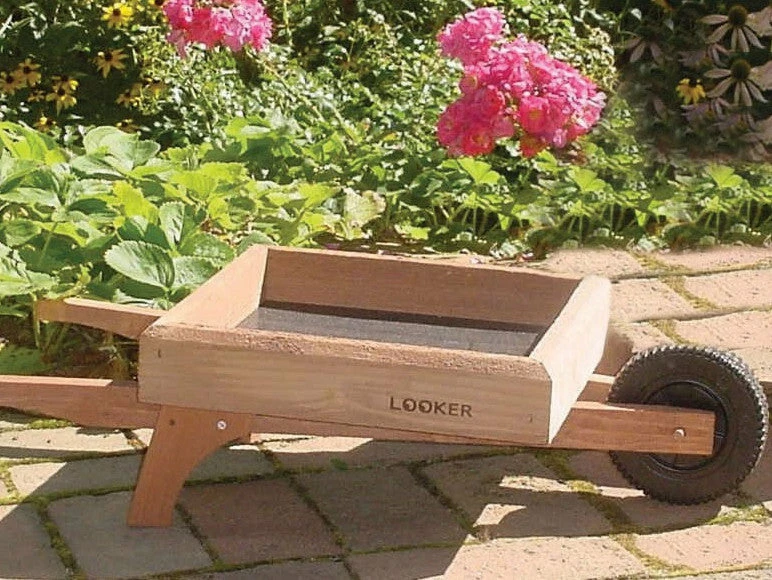 Wheelbarrow Ground Bird Feeder 3 Wheelbarrow Ground Bird Feeder