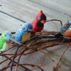 Wood Birds-Handcrafted Set/4 -THE BIRDHOUSE CHICK Sales wood birds2 9fec6624 5670 4b25 8e3c 03709ca60243